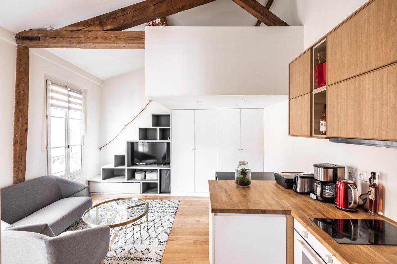 Tourville - Tres Beau Studio - Bail Mobilite Paris Bagian luar foto